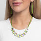 I SQUARE to Secrecy - Green - Paparazzi Necklace Image