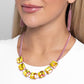 I SQUARE to Secrecy - Pink - Paparazzi Necklace Image