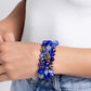 Stack of GLASS - Blue - Paparazzi Bracelet Image