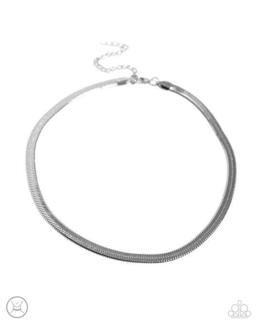 Musings Moment - Silver - Paparazzi Necklace Image