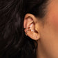 Barbell Beauty - Gold - Paparazzi Earring Image
