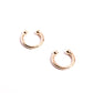 Barbell Beauty - Gold - Paparazzi Earring Image