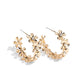 Floral Flamenco - Gold - Paparazzi Earring Image