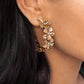 Floral Flamenco - Gold - Paparazzi Earring Image