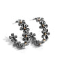 Floral Flamenco - Black - Paparazzi Earring Image