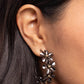 Floral Flamenco - Black - Paparazzi Earring Image