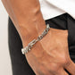 Mismatched Masterpiece - Silver - Paparazzi Bracelet Image