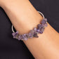 Dainty Deconstruction - Purple - Paparazzi Bracelet Image