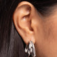 Textured Tremolo - Silver - Paparazzi Earring Image