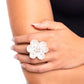 Petal Pact - White - Paparazzi Ring Image