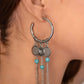 Peppy Pinnacle - Blue - Paparazzi Earring Image