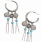 Peppy Pinnacle - Blue - Paparazzi Earring Image