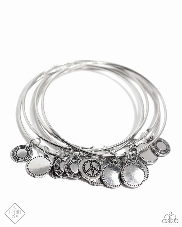 My Interest is Piqued - Silver - Paparazzi Bracelet Image