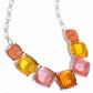 Reflective Range - Pink - Paparazzi Necklace Image