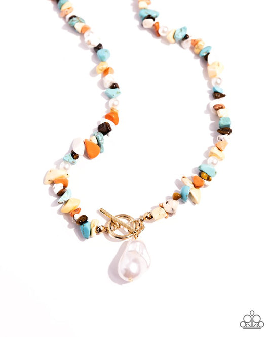 Natural New Age - Multi - Paparazzi Necklace Image