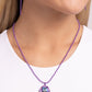 Sprinkle of Simplicity - Purple - Paparazzi Necklace Image