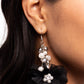 Fashionable Flower Girl - Black - Paparazzi Earring Image