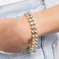 Once Upon A TIARA - Gold - Paparazzi Bracelet Image