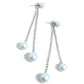 Give Us A PEARL! - Blue - Paparazzi Earring Image