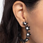 Flower Vine - Black - Paparazzi Earring Image