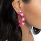 Flower Vine - Pink - Paparazzi Earring Image