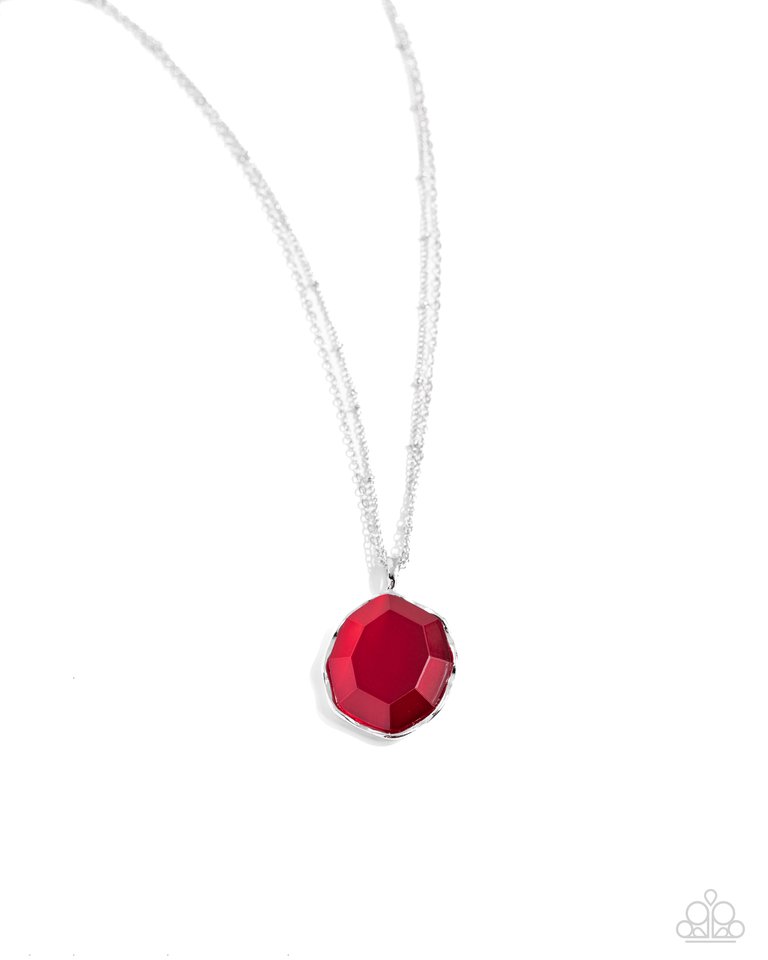 Showstopping Season - Red - Paparazzi Necklace Image