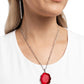 Showstopping Season - Red - Paparazzi Necklace Image