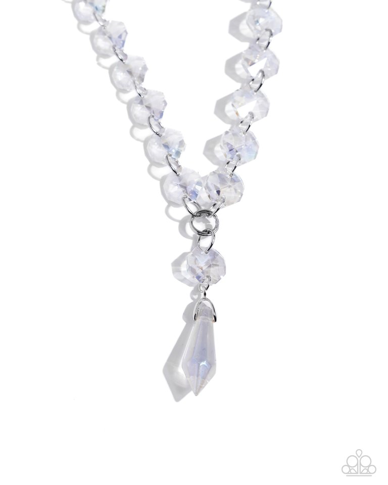 Celestial Class - White - Paparazzi Necklace Image