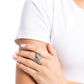 Pinched Promise - White - Paparazzi Ring Image