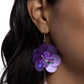 Oversized Opulence - Purple - Paparazzi Earring Image