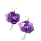 Oversized Opulence - Purple - Paparazzi Earring Image