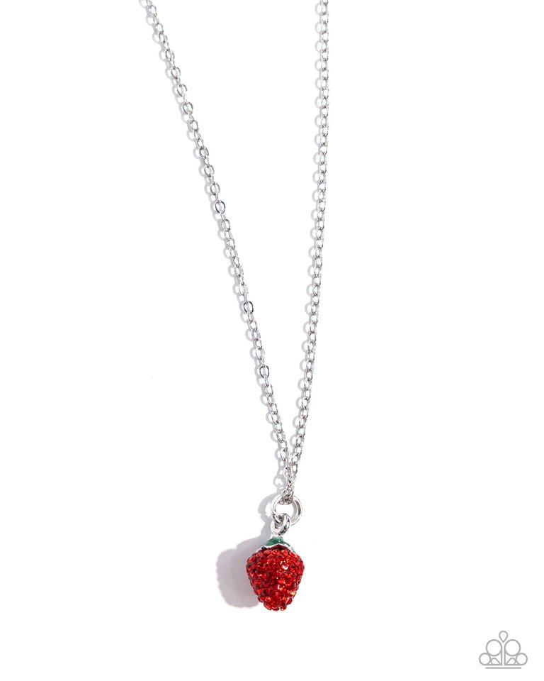 Strawberry Style - Red - Paparazzi Necklace Image