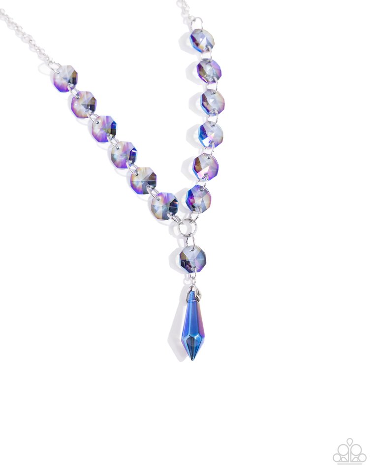 Celestial Class - Blue - Paparazzi Necklace Image