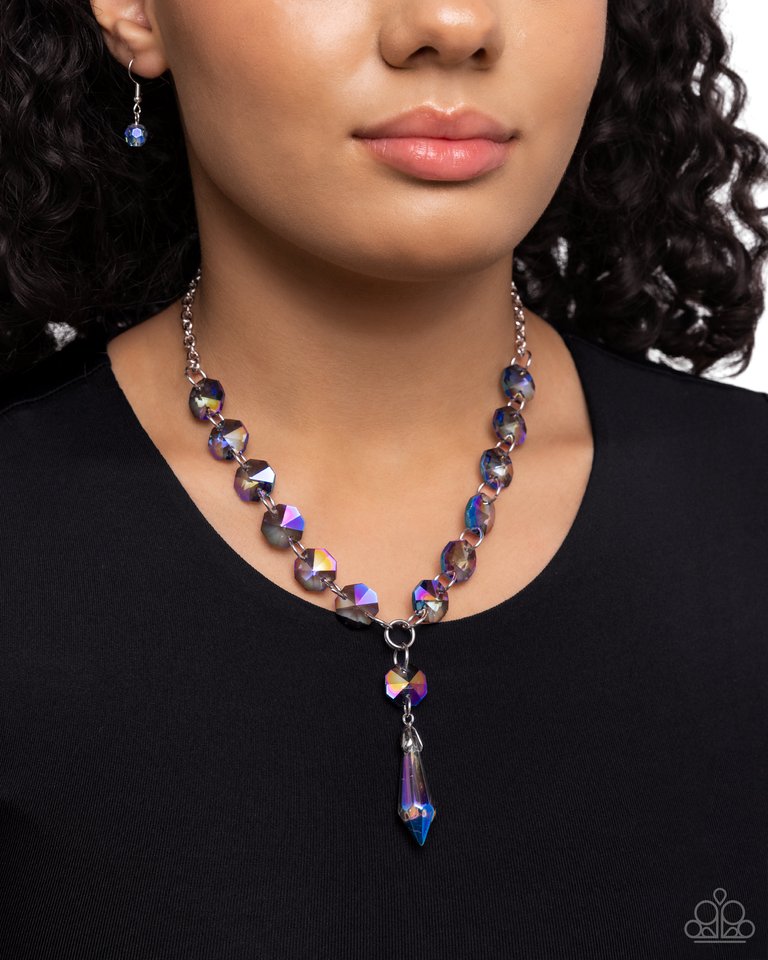 Celestial Class - Blue - Paparazzi Necklace Image