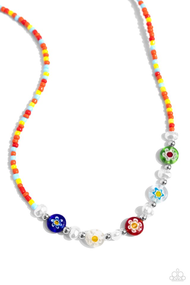 Trendy Tutor - Multi - Paparazzi Necklace Image