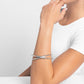 Tactile Thrill - Silver - Paparazzi Bracelet Image
