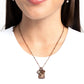 Antiqued Admiration - Copper - Paparazzi Necklace Image