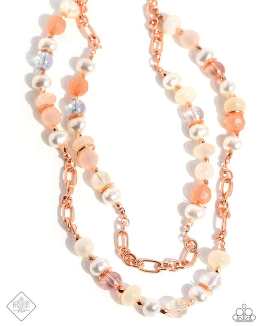 Crack of Dawn - Copper - Paparazzi Necklace Image