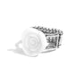 Top-SHELL Shine - White - Paparazzi Ring Image