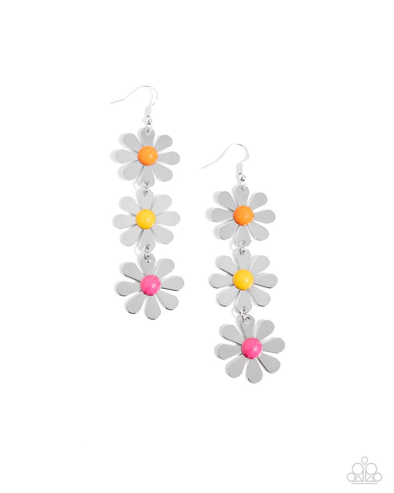 Daisy Dame - Yellow - Paparazzi Earring Image