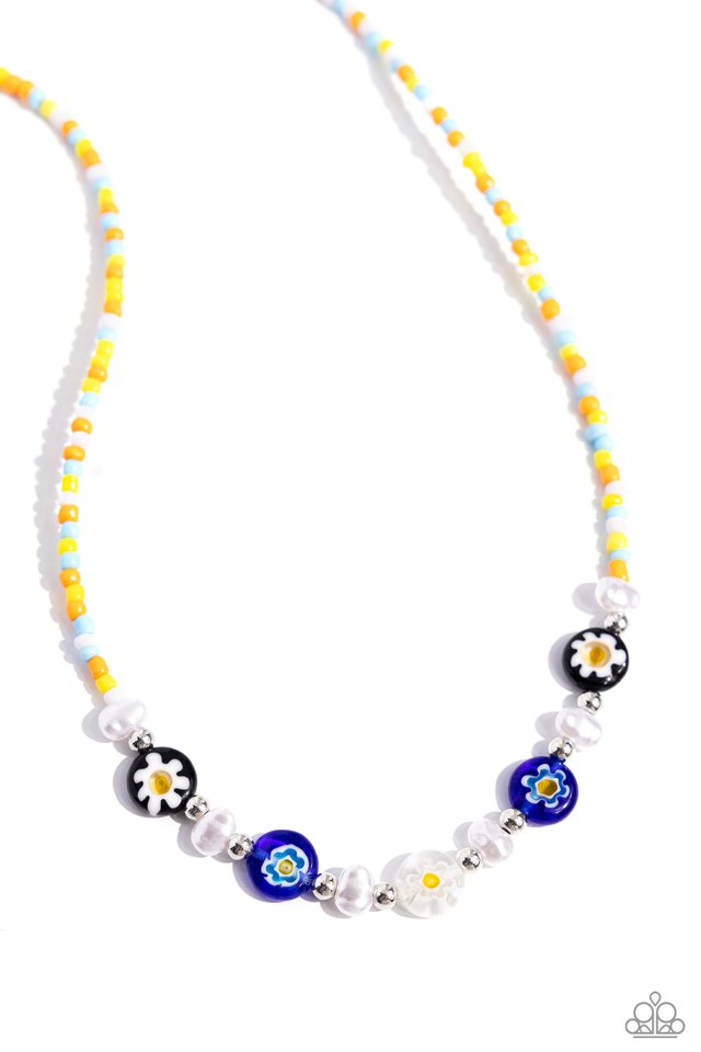 Trendy Tutor - Yellow - Paparazzi Necklace Image