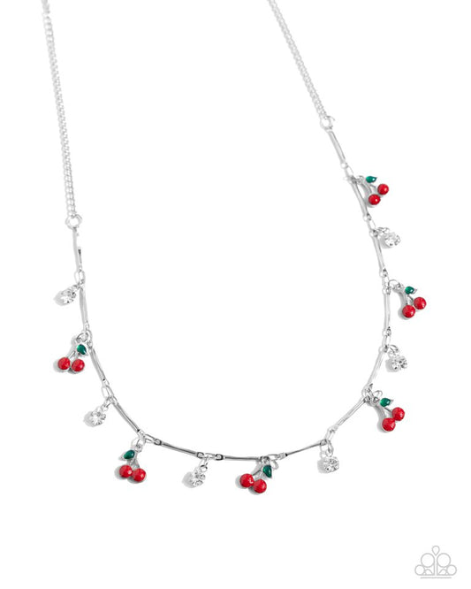 California Cherries - Red - Paparazzi Necklace Image