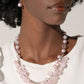 Pearl Pandora - Pink - Paparazzi Necklace Image