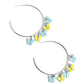 Bemusing Butterflies - Blue - Paparazzi Earring Image