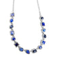 Gallery Glam - Blue - Paparazzi Necklace Image