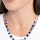 Gallery Glam - Blue - Paparazzi Necklace Image