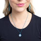 Bejeweled Basic - Blue - Paparazzi Necklace Image