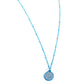 Bejeweled Basic - Blue - Paparazzi Necklace Image