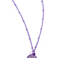 Bejeweled Basic - Purple - Paparazzi Necklace Image