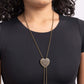 Sunflower Sensitivity - Brass - Paparazzi Necklace Image